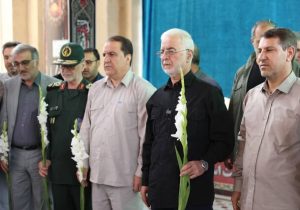 ادای احترام وزیر کشور به شهدای گمنام و افتتاح پروژههای مرزی در ایلام