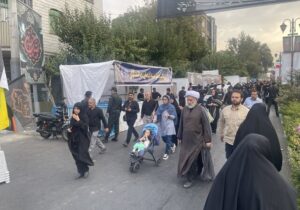 آغاز پیادهروی جاماندگان اربعین حسینی در تهران